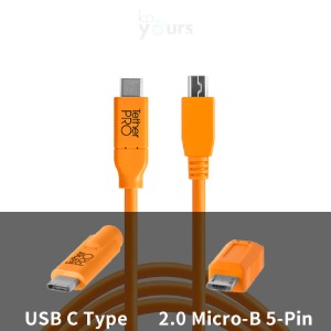 (7C) 테더툴즈 USB-C to 2.0 Micro-B 5-Pin (4.6m)